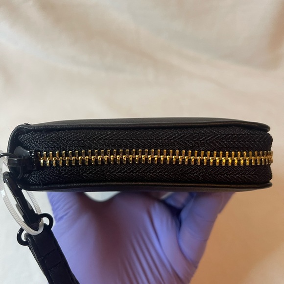 Betsey Johnson black wallet with scull accents, NWOT - Picture 6 of 8